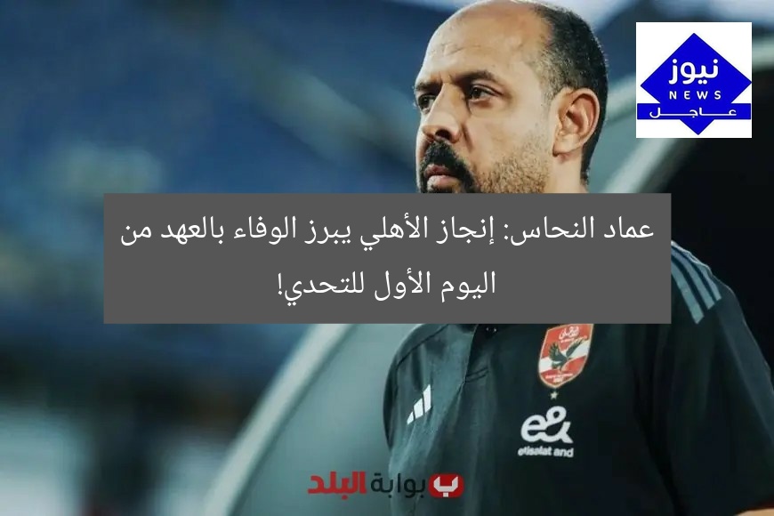 عماد النحاس: إنجاز الأهلي يبرز الوفاء بالعهد من اليوم الأول للتحدي!