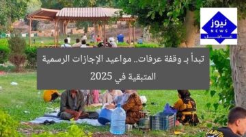 تبدأ بـ وقفة عرفات.. مواعيد الإجازات الرسمية المتبقية في 2025