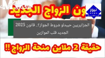 الجزايريين حيبدلو شروط الجواز؟.. قانون 2025 الجديد قلب الموازين