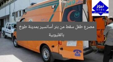مصرع طفل سقط من بئر أسانسير بمدينة طوخ بالقليوبية