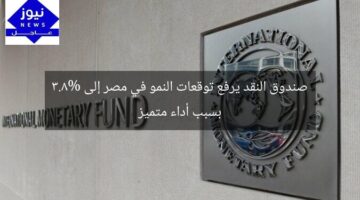 صندوق النقد يرفع توقعات النمو في مصر إلى 3.8% بسبب أداء متميز