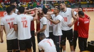 منتخب الطائرة فى مواجهة البحرين وديا اليوم استعدادا لبطولة العالم