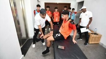 قياسات بدنية لمنتخب الناشئين قبل انطلاق المعسكر استعدادا لكأس العالم..صور