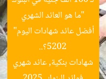 “ما هو العائد الشهري لـ 100 ألف جنيه في البنوك 2025؟.. أفضل عائد شهادات اليوم”
فوائد البنوك 2025, شهادات بنكية, عائد شهري