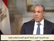 وزير الخارجية: هناك حرص متبادل على الالتزام بمعاهدة السلام مع إسرائيل