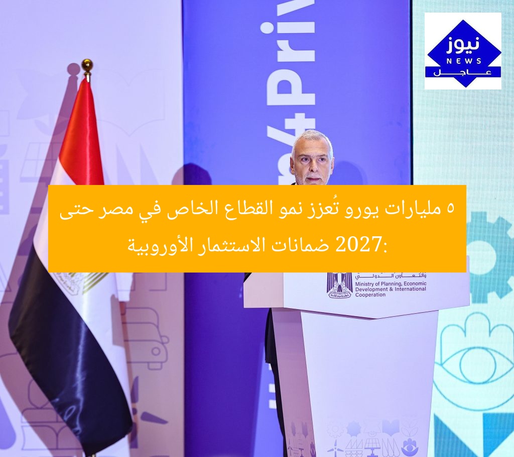 “ضمانات الاستثمار الأوروبية تُسهم بـ5 مليارات يورو في مصر حتى 2027”