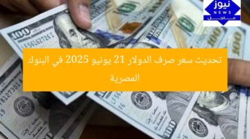 تحديث سعر صرف الدولار 21 يونيو 2025 في البنوك المصرية