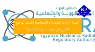 “هيئة الرقابة النووية والإشعاعية تكشف حقيقة مصر.. تفاصيل حصرية”  
هيئة الرقابة النووية, الإشعاعية, مصر