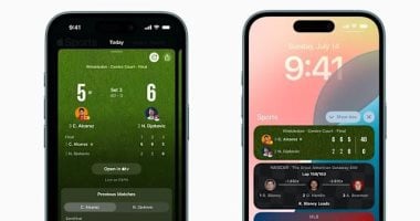 تطبيق Apple Sports يضيف تتبع نقاط التنس مباشرة مع انطلاق ويمبلدون