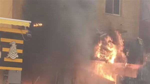 حريق هائل بمحل ملابس في حدائق حلوان دون إصابات بشرية
