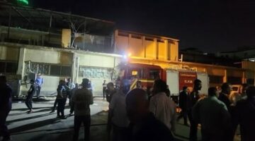 حريق هائل يلتهم عقارًا من 9 طوابق في عابدين