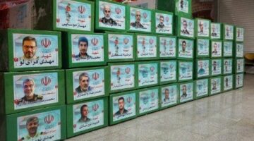 طهران تشيع جثامين ضحايا الحرب الإيرانية الإسرائيلية بحضور الرئيس برشكيان