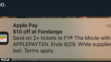 غضب بين مستخدمى آيفون بسبب إعلان لفيلم F1 داخل تطبيق Apple Wallet