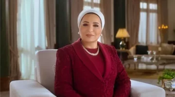 قرينة الرئيس توجه الهلال الأحمر بدعم أسر ضحايا حادث المنوفية نفسيا وماديا