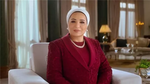 قرينة الرئيس توجه الهلال الأحمر بدعم أسر ضحايا حادث المنوفية نفسيا وماديا