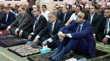 محافظ الإسماعيلية يشهد الاحتفال بالعام الهجري الجديد بمسجد الروضة الشريفة