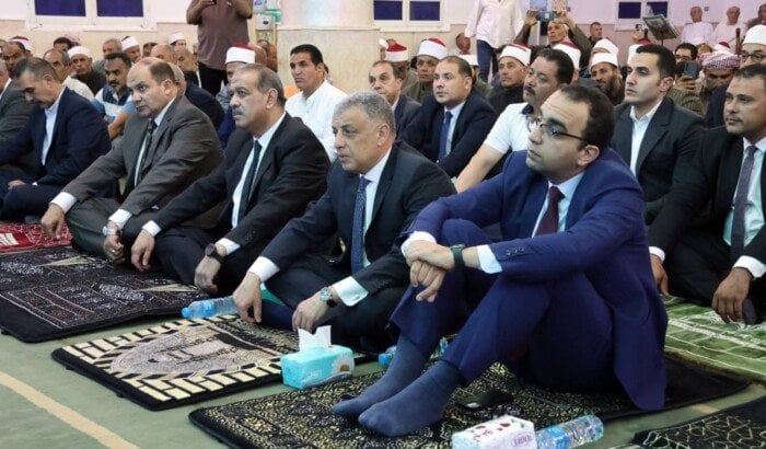 محافظ الإسماعيلية يشهد الاحتفال بالعام الهجري الجديد بمسجد الروضة الشريفة