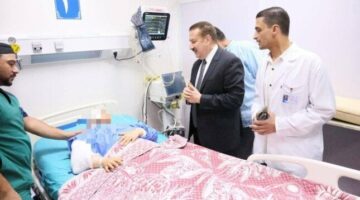 محافظ المنوفية يزور مصابي حادث الإقليمي بمستشفي الجراحات المتخصصة بشبين الكوم