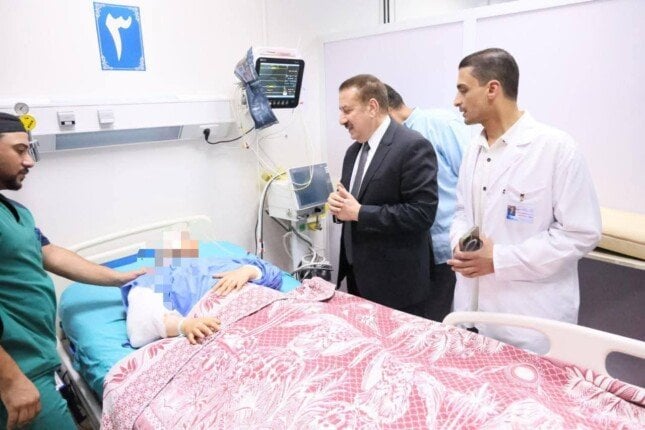 محافظ المنوفية يزور مصابي حادث الإقليمي بمستشفي الجراحات المتخصصة بشبين الكوم