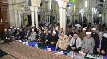 محافظ قنا يشهد احتفالية العام الهجري الجديد بمسجد سيدي عبد الرحيم القنائي