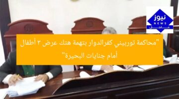 “محاكمة توربيني كفرالدوار بتهمة هتك عرض 3 أطفال أمام جنايات البحيرة”