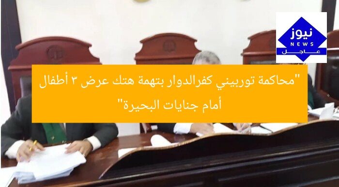 “محاكمة توربيني كفرالدوار بتهمة هتك عرض 3 أطفال أمام جنايات البحيرة”