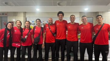 منتخب الريشة الطائرة الهوائية يغادر إلى غانا للمشاركة في بطولة إفريقيا