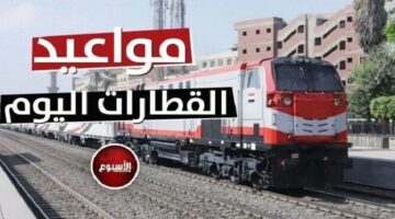 مواعيد قطارات الصعيد (المكيفة – تالجو – الروسي) اليوم السبت 28 يونيو 2025