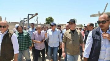 وزير الري يتفقد محطات الرفع والمنشآت المائية بمحافظة الفيوم