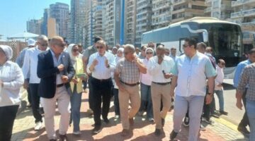 وفد محلية النواب يتفقد مشروع تطوير الشواطئ بمحافظة الإسكندرية