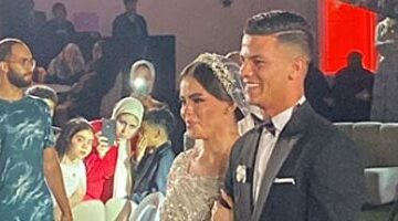 محمد شحاتة لاعب الزمالك ينشر صورة من حفل زفافه.. صور