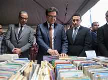 وزير الثقافة ومحافظ الفيوم يفتتحان الدورة الأولى لمعرض الفيوم للكتاب