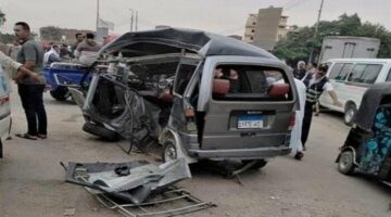 إصابة 6 أشخاص إثر انقلاب سيارة سوزوكي بالطريق الزراعي بالقليوبية