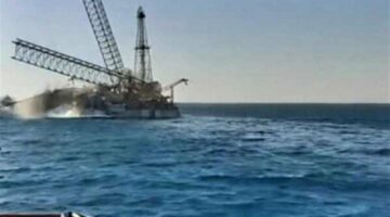 ارتفاع حصيلة ضحايا حادث غرق حفار البترول إلى 4 أشخاص ومواصلة البحث عن المفقودين