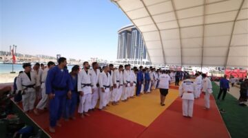 انطلاق معسكر العالميين للجودو  بمشاركة خبراء عالميين