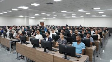 بدء اختبارات القبول لمبادرة “الرواد الرقميون” بمقر الأكاديمية العسكرية المصرية بالعاصمة الإدارية الجديدة