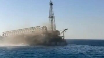 تطورات جديدة في حادث غرق حفار بترول البحر الأحمر