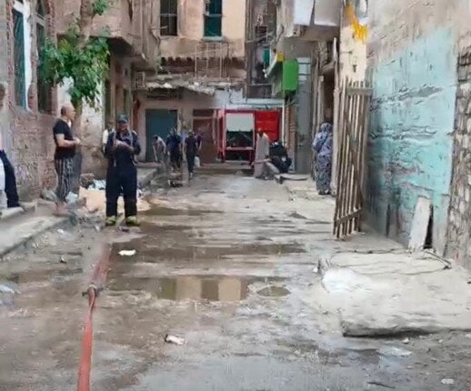 حريق هائل يلتهم مخزن خردة بمنطقة بحري في الإسكندرية دون إصابات