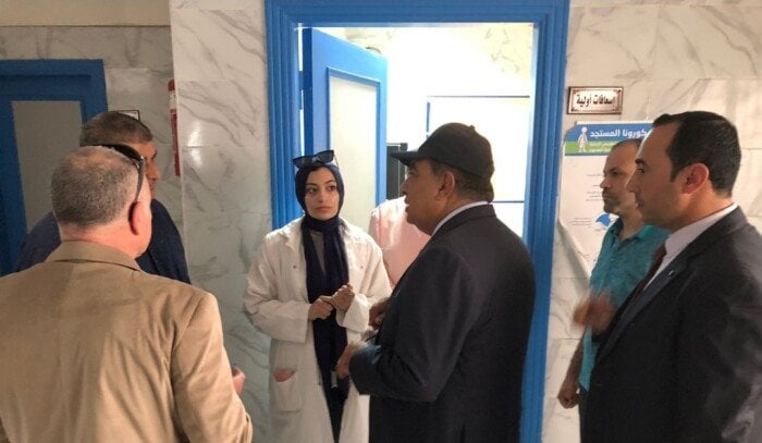 محافظ الدقهلية يتفقد وحدة طب الأسرة بقرية زيان ببلقاس